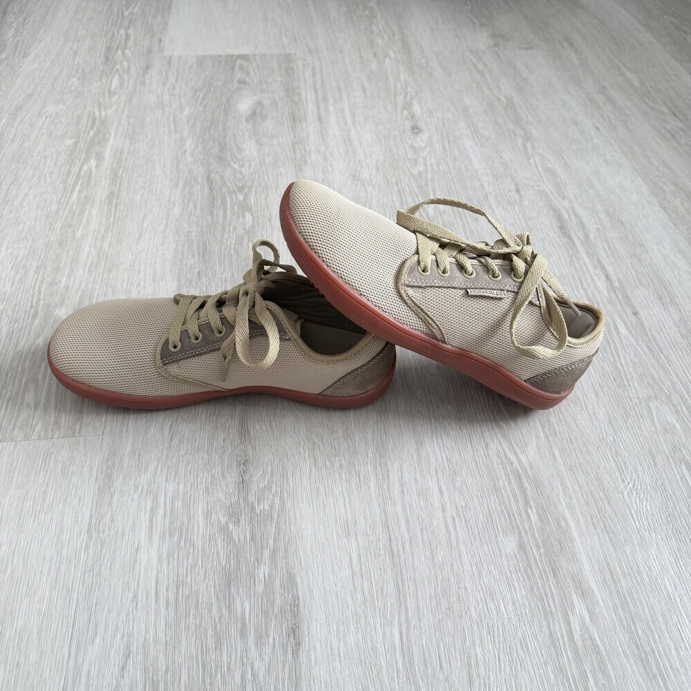 Hobibear Sneakers Men's 6 US Barefoot Minimalist Wide Toe Box Beige GUC